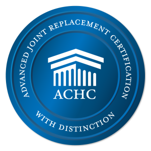ACHC Advanced Joint Replacement Certification With Distinction